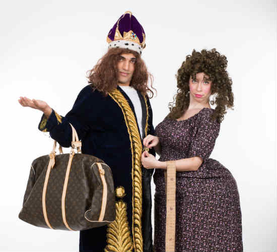 הצגה לילדים בחי כיף, פעילות חנוכה לילדים, בגדי המלך החדשים